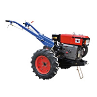 Tractor a pie multifuncional de fábrica con arado de disco Mini Tractor dos ruedas cosechadora de patatas producto Tractor manual Manual