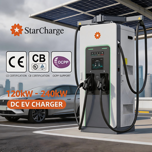 สถานีชาร์จรถยนต์ไฟฟ้า Starcharge Titan V5 UL CE DIN70121 120kW-180kW แบบอัตโนมัติ รองรับทั่วโลก ความหนาแน่นสูง ระบบชาร์จดีซี - Product Image 1