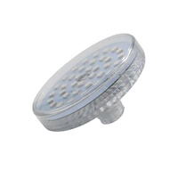 AC24V préprogrammé 1-16 YC (effet fleur) 5050 RGB + W LED Flat Cap E14 100mm IP65 360 Transparent Cover Point Lights