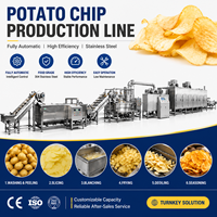 Ligne de production entièrement automatique de chips de pommes de terre |   Machine industrielle de fabrication de chips de pommes de terre avec solution clé en main