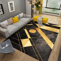 Maschinenwaschbare Faltbare Polyester Vintage Türkische 3D-Bedruckte Flauschige Maßgefertigte Rutschfeste Teppiche für Schlafzimmer Wohnzimmer Heim-Dekoration