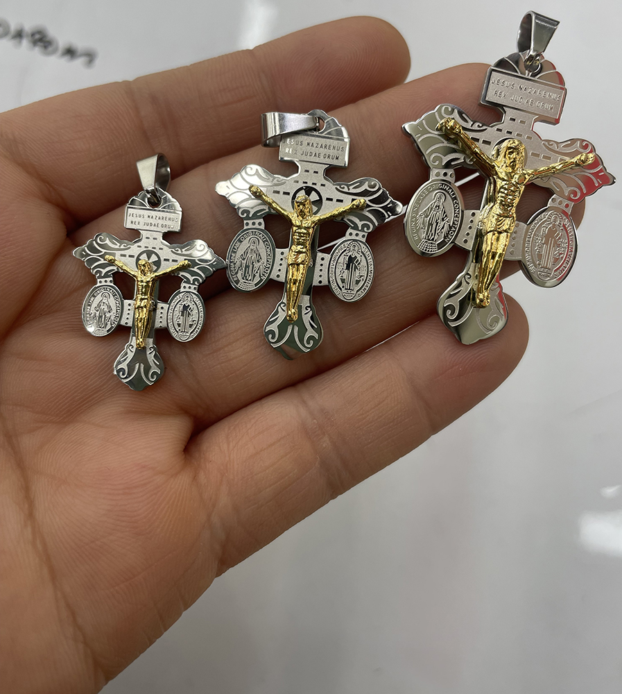 Silver with gold