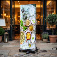 Schermo LED P2.5 Pieghevole da Interno, Display LED Pieghevole da Pavimento, Poster LED P2.5
