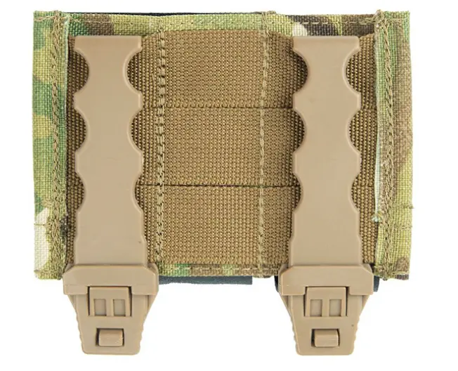 Fight Light Series Taco Pouch Molle Fastener 2 Packs 5.9in Tactical MOLLE Malice Clips Short Coyote