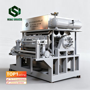 Wongs máy làm khay trứng hoàn toàn tự động dây chuyền đúc bột giấy cho lao động tối thiểu và sản lượng tối đa - Product Image 1
