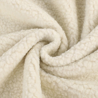 Tissu polaire berbère en daim tricoté 100% polyester pour vêtements d'extérieur, offre spéciale