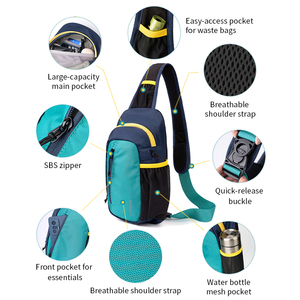 Truelove Wholesale Waterproof Nylon Durable Large Capacity Breathable Travel Sling Shoulder <strong>Bag</strong> Adjustable Pet Dog Crossbody <strong>Bag</strong> - Product Image 2