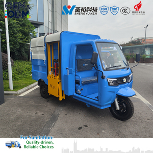 Triciclo <span class=keywords><strong>de</strong></span> Recolección <span class=keywords><strong>de</strong></span> <span class=keywords><strong>Basura</strong></span> con Contenedor Lateral, Autodescarga, Eliminación Electrónica <span class=keywords><strong>de</strong></span> Residuos, Camión <span class=keywords><strong>de</strong></span> <span class=keywords><strong>Basura</strong></span> <span class=keywords><strong>de</strong></span> 3 Ruedas - Product Image 3