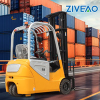 Chariot élévateur électrique économique ZIVEAO CE pour entrepôt, capacité 1,8 tonne (1800 kg), batterie au plomb-acide