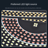 Autocollant pour vitres avant et arrière de camion, affichage LED acrylique dynamique « Oeil du Diable »