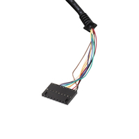 OBDII hombre izquierda curva a 2,54 10PIN obdii obd2 obd a 2,54 de diagnóstico del coche cable de prueba para VGA interfaz de diagnóstico DIY de programación