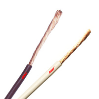 Cable de Remolque de un Solo Conductor con Revestimiento de PVC, Calibre 10, 12, 14 AWG GPT, Cables Automotrices con Código de Color