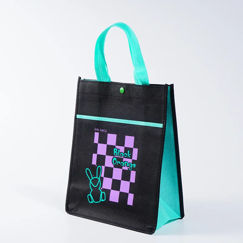 Reusable Cheap Tote Bags Custom Fancy Printed Recyclable Shopping Bag With Logo Eco Friendly Fabric Grocery Non-Woven Bags