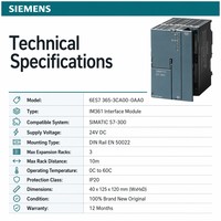 Tout neuf SIEMENS PLC 6ES73141AG140AB0 SIMATIC S7-300 Unité centrale de traitement CPU 314 6ES7314-1AG14-0AB0