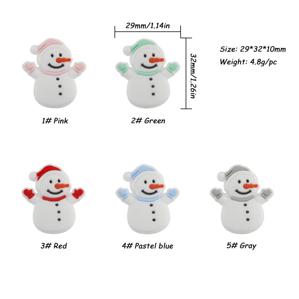 SA130ผสมลูกปัดสโนว์แมนโฟกัส