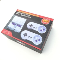 Console de jeu TV NESes Classic avec 660 jeux intégrés et deux manettes pour console de jeu NESes