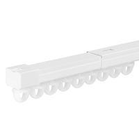 Riel de Cortina Curvo de Aluminio Sólido, Forma Personalizada, Accesorio para Riel de Cortina de Ventana en Forma de Baya