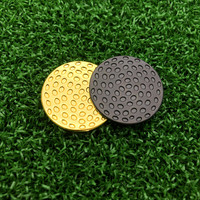Accessoires de Golf personnalisés de haute qualité, vente en gros, Logo personnalisé magnétique 2D 3D marqueur de balle de Golf en métal en vrac