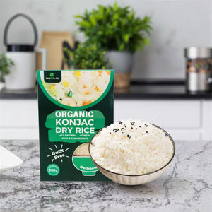 Gedroogde Shirataki Rijst Koolhydraatarme Suikervrije Glutenvrije Instant Konjac Rijst Bulk Gecertificeerd Halal Primaire Konjac Bloem 200G - Product Image 6