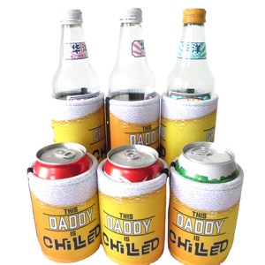 RYO Father's Day Insulated Thermal Neoprene Shockproof Stubby Holder Custom Logo Printing 12Oz Beer Cans <b>Bottles</b> Waterproof - Product Image 6