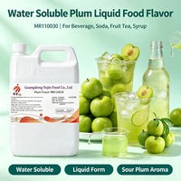 Arôme liquide concentré soluble dans l'eau à la prune verte, additif alimentaire spécial pour boissons, conditionnement en vrac de 5 kg