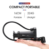 WEST BIKING – pompe à vélo Portable de 120psi, Mini pompe à vélo solide et Durable de haute qualité