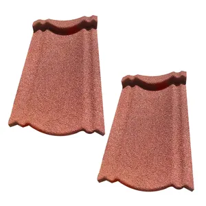 Widely Used China Supplier Customization Thickness Salt Spray Resistance Colored Stone Metal Roofing Tiles