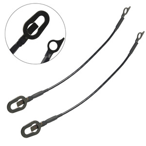 Cables para puerta trasera para Dodge Dakota 1987-2011 4352190 y 4352191, par de cables de acero negros - Product Image 3