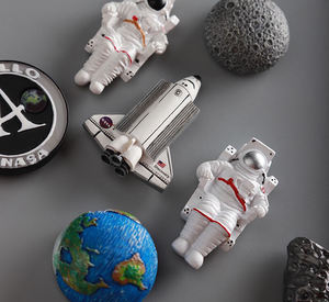 Magnete per Frigorifero 3D <span class=keywords><strong>NASA</strong></span> USA, Souvenir in Resina da Collezione, Regalo Magnetico - Product Image 3