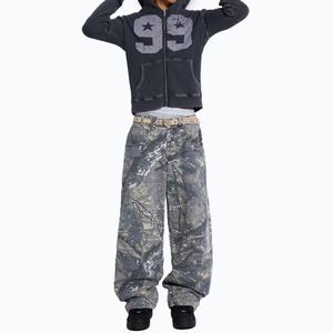 กางเกงยีนส์ทรงหลวมลายพรางทหารสำหรับผู้ชาย รุ่นคัสตอม ยูทิลิตี้ โคลอสซัส พิมพ์ลายต้นไม้จริง เหมาะสำหรับการล่าสัตว์ ตั้งแคมป์ และกิจกรรมกลางแจ้งอื่นๆ ทำจากผ้าฝ้ายเดนิม - Product Image 6