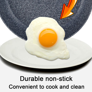 Padella in Alluminio con Fondo a <span class=keywords><strong>Induzione</strong></span> e Rivestimento in Marmo al Miglior Prezzo - Product Image 5