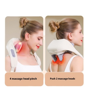 2025 Neues Professionelles Heizendes Nacken-Schulter-Massagegerät mit Smarter Tastensteuerung für Tiefengewebsmassage und Schmerzlinderung am ganzen Körper - Product Image 2