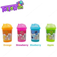 Jouet anti-stress en forme de tasse de thé au lait parfumé aux fruits pour enfants, 4 couleurs au choix, sûr, non toxique, durable, écologique, cadeau de festival