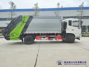 Camión compactador de basura de 5m3 de la famosa marca china, usado para limpieza municipal. - Product Image 2