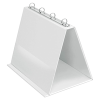 Support de tableau de présentation pliable en PVC personnalisé A3 A4 A5, support de table de conférence, chevalet de tableau à feuilles mobiles