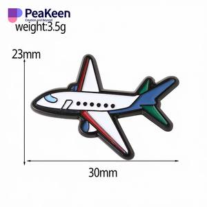 Tùy Chỉnh Cứng Men Kim Loại Máy Bay Máy Bay Ve Áo Pins Trong Xác Minh Men Pins De Aviones Nhà Sản Xuất - Product Image 6