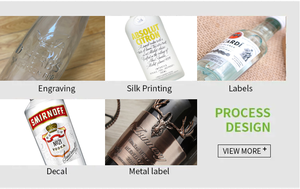 Mẫu Kích Thước Vòng Rỗng 750Ml 1000Ml Chai Vodka Giá 1 Lít 250Ml 500Ml 750Ml Tùy Chỉnh Rượu Vang Rượu Chai Thủy Tinh Với Cap - Product Image 5