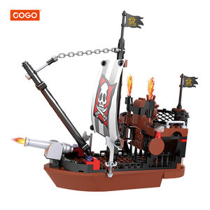COGO 167 Cái DIY Sea Rover Mô Hình ABS Giáo Dục Lắp Ráp Nhựa Học Tập Trẻ Em Chơi Set Building <span class=keywords><strong>Blocks</strong></span> Hot Gạch Đồ Chơi Cho Kid - Product Image 1