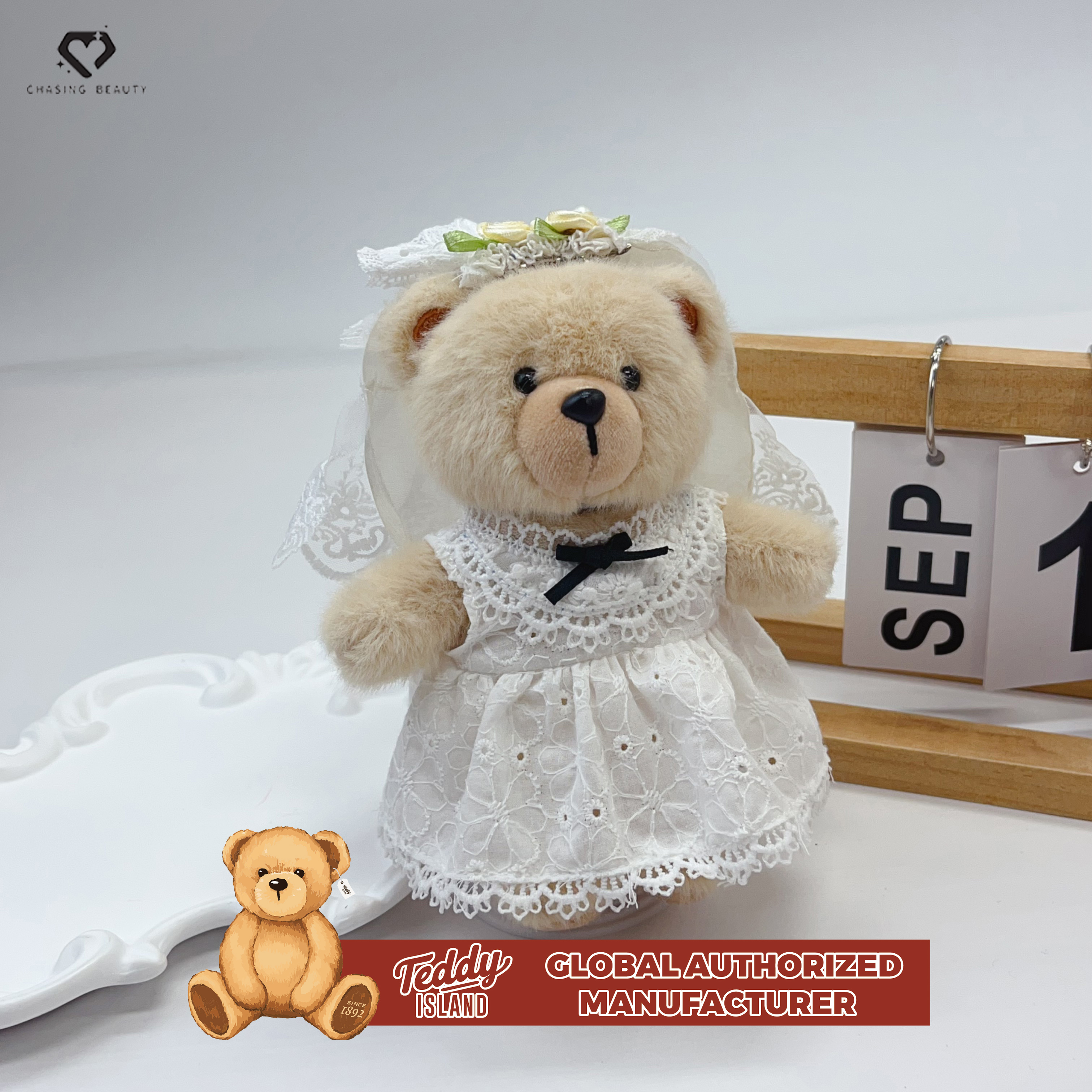 Yellow - wedding dress Bear