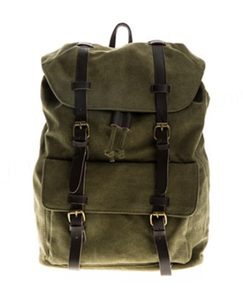 Durable ocio para hombre desmontable antirrobo poliéster Moto Biker estilo encerado impermeable deportes lona mochila cuero - Product Image 4