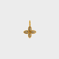 Collection d'accessoires pendentifs à faire soi-même Portrait doré Charme populaire Bijoux en acier inoxydable plaqué or 18 carats Vente en gros