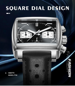<span class=keywords><strong>Orologio</strong></span> Meccanico <span class=keywords><strong>in</strong></span> Acciaio Inossidabile con Logo Personalizzato OEM per <span class=keywords><strong>Uomo</strong></span>, Quadrante con Lancette Cronografiche, <span class=keywords><strong>Cinturino</strong></span> <span class=keywords><strong>in</strong></span> <span class=keywords><strong>Pelle</strong></span>, Confezione Regalo - Product Image 5