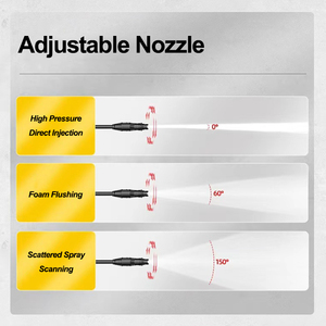 Laveuse Automobile Haute Pression Entièrement Automatique 220V, Pompe à Eau Domestique Pratique et Puissante pour <span class=keywords><strong>Nettoyage</strong></span> - Product Image 3