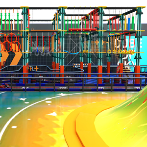 Aoleao Grand centre de divertissement familial intérieur, salle de sport, <span class=keywords><strong>parc</strong></span> de trampolines, aire de jeux pour enfants, <span class=keywords><strong>piscine</strong></span> à balles, thème d'aventure - Product Image 3