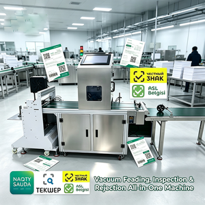Automatic <b>paper</b> paging visual inspection machine with label defect detection and rejection for printing <b>paper</b> label production - Product Image 1