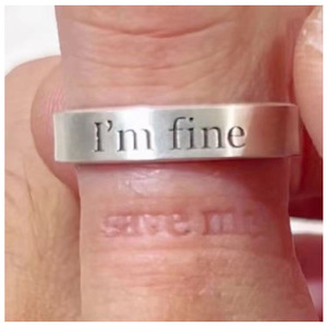 Anillos chapados en plata antiguos ajustables con apertura Retro, grabado de palabras inspiradoras, anillos Viva <span class=keywords><strong>La</strong></span> Vida <span class=keywords><strong>La</strong></span> <span class=keywords><strong>Liberte</strong></span>, regalos para mujeres - Product Image 5