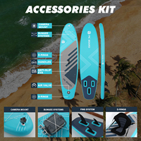 Planche de surf gonflable en matériau Drop Stitch pour sports nautiques, fabriquée en Chine, avec une grande réduction