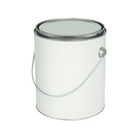 Conteneur en fer blanc hermétique de qualité alimentaire 178*200MM 20L pour l'emballage d'aliments pour animaux, de bonbons, de lait et de collations avec poignée