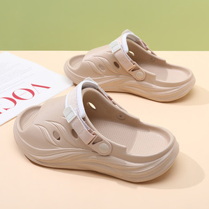 Sandalias de Verano para Hombre, para Exteriores, con Suela Gruesa Antideslizante, Transpirables, de Una Sola Tira, Sensación de Caminar sobre Nubes, Resistentes al Desgaste, para la Playa - Product Image 2
