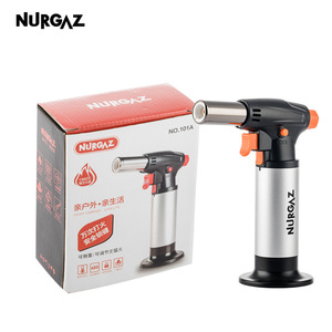 Allumeur à torche au butane portable Nurgaz pour le camping, la cuisine, les sushis, avec fonction de verrouillage de sécurité - Product Image 4